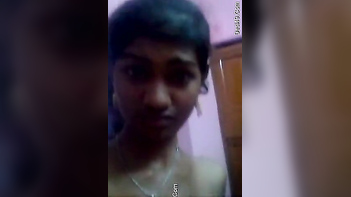 Desi Teen Strips Down, Showing Off Her Juicy Curves for Her Boyfriend