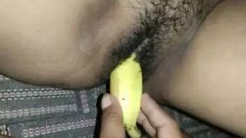 Desi Black Bhabhi Roughly with a Banana - Hardcore Indian Porn Tube Action.