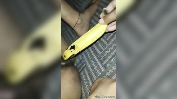 Desi Black Bhabhi Roughly with a Banana - Hardcore Indian Porn Tube Action.