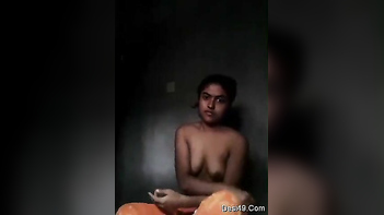 Desi Babe Rubs Her Wet XXX Vagina Hard in the Dark - Indian Porn Tube Video.