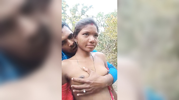 Desi Village Lovers' Wild Outdoor Fondling - Hot Indian Porn Tube Action
