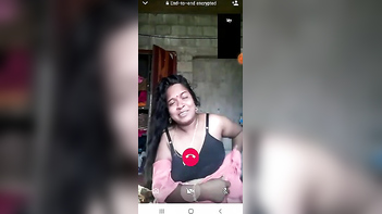 Dehati Chick Shows Off Her Pussy in Steamy WhatsApp Chat Video Call