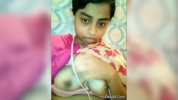Busty Desi Babe's Wild Solo Act Gets My Cock Throbbing Hard as Steel.