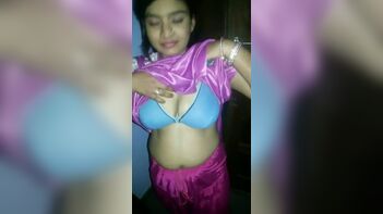 Desi Girl Flaunts Her Assets for Lover in Private Moment