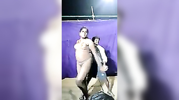 This Telugu Girl's Wild Public Nude Dance - Hot Indian Porn Action!