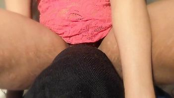 Facesitting Wet Pussy Orgasm - Indian Bitch Creams Hard on Tongue.