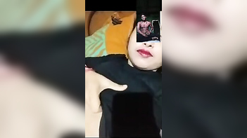 Odia Babe Shows Her Tits and Masturbates for Some Serious Self-Pleasure Action