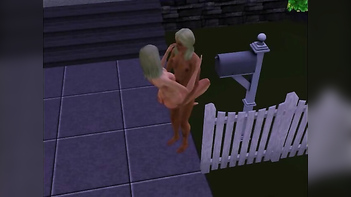 Husband and Wife Take Turns Fucking Their Neighbor in Wild 3D Porno Action