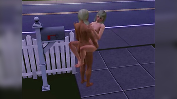 Husband and Wife Take Turns Fucking Their Neighbor in Wild 3D Porno Action