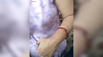 Desi Wife's Tits Groped Hard by Husband's Friend - Indian Porn Tube Video.