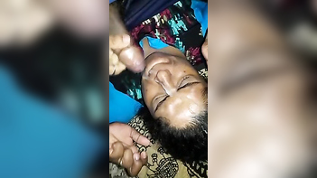 Desi Widow Takes Raw Fucking and Facial Cumshots from Servant.