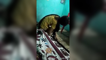 Tiny Desi Stepsister Caught Struggling to Get Dressed by Horny Stepbrother.