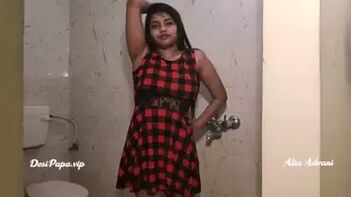 Tamil College Girl Alia Advani Showering, Soaking Wet and So Damn Sexy