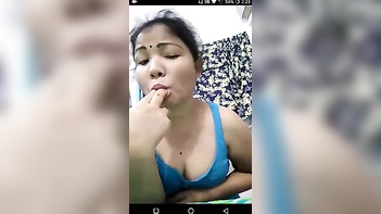 Fiery Bengali Slut Craves Hard Fucking on Webcam - Indian Porn Tube Video.