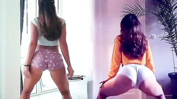 Hot Indian Babe Twerks Her Big Bubble Butt in Wild Ass-Shaking Dance.