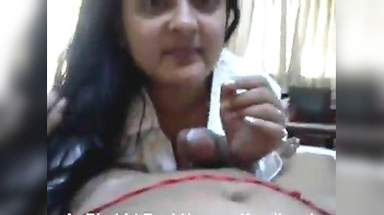 Desi Slut Gags on Boyfriend's Thick Cock - Raw Indian Porn Tube Action.