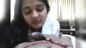 Desi Slut Gags on Boyfriend's Thick Cock - Raw Indian Porn Tube Action.