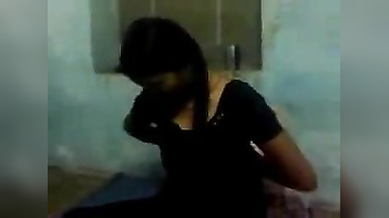 Nasty Bitch Flaunts Her Tits and Gets Fucked Hard in Indian Porn Tube Video.