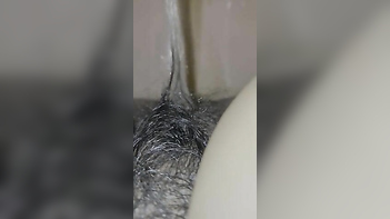 Sri Lanka Babe's Hairy Pussy Pisses Closeup with Real Wet Sounds.