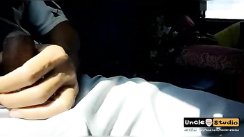 Taxi Traveller Girl Sucks and fucks Strangers Dick Like a Pro