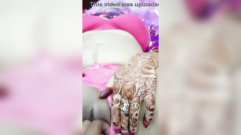 Catch a Glimpse of an Indian Wife's Suhagrath Desi Wife Flaunts Pussy to Husband on Video