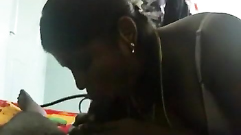 Sizzling Desi Aunty Seduces Lover with Sensual Sucking Action