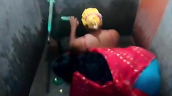 Desi Housewife Caught Bathing by Devar in Shocking Incident