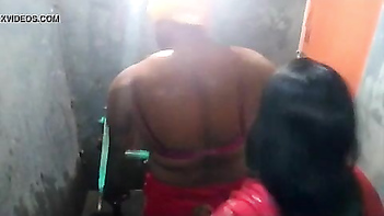 Desi Housewife Caught Bathing by Devar in Shocking Incident