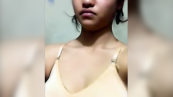 Experience Desi Bhabhi Sex Chat and Bra Show on Selfie Cam!