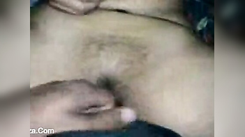 Desi Hot Wife's Hairy Pussy Fucking Session With Guest