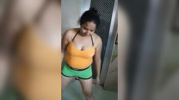 Desi Housewife's Steamy Encounter with Manager After Her Periods