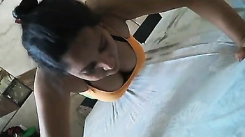 Desi Housewife's Steamy Encounter with Manager After Her Periods