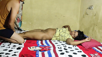 Romantic Village Couple From India Share Intimate Moment of Passion.