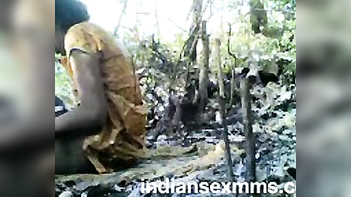 Village Couples Experience Passionate Lovemaking in Jungle MMS