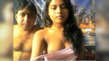 Young Amateur Desi Couple Webcam Show Naked