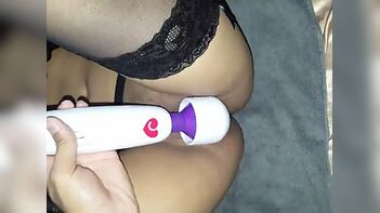 Amateur Desi Wife Using Vibrator Sex Toys