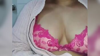 Hidden Cam Sex College Girl In Pink Lingerie