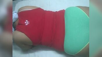 Hot Bhabhi In Lingerie Lying naked In Bed