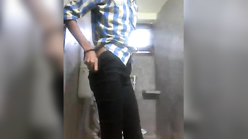 Desi Hot Teen Stripping Down to Nothing in Bathroom - A Scandalous Scene!