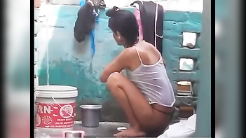 Experience the Magic of a Desi Girl's Outdoor Shower - Captivating Photos Revealed!