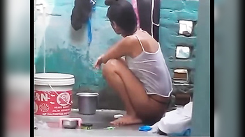 Experience the Magic of a Desi Girl's Outdoor Shower - Captivating Photos Revealed!