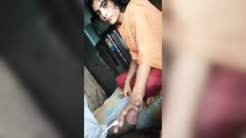 Young Desi Wife Sex Rakhi - Playful Fun With Her Husband's Manhood