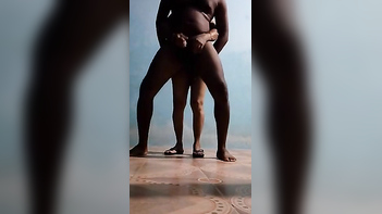 Tamil Couple Experiments with Standing Position Fucking