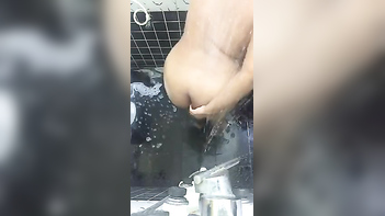 Big Tits Desi Chubby Babe Taking Sensual Shower - Enjoy the Sight!