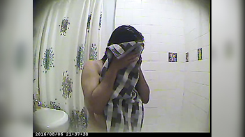 Desi Bhabhi Caught Naked on Hidden Cam in Shower - Shocking Video Leaked