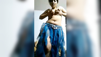 Check Out This Hot & Horny Amateur Desi GF Stripping Naked For Her Boyfriend!