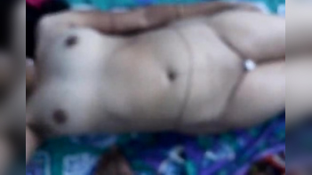 Desi Wife Caught on Hidden Camera Naked in Bed - Shocking Video