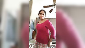 Hot Bhabhi Get Naughty on Hidden Cam in Sexy Night Suit!
