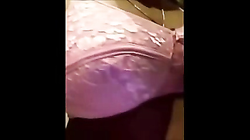 Sensational Selfie - Busty Bhabhi Flaunts Pink Bra and Hairy Pussy