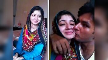 Pakistani Bhabi's Passionate Kissing Boob Pressing Session